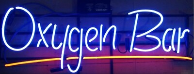 #ad New Oxygen Bar Neon Light Sign 17quot;x14quot; Lamp Beer Gift Handmade Real Glass $127.18