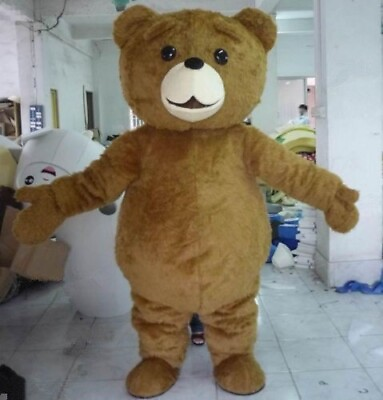 #ad 2023 Teddy Bear Teddy Adult Size Halloween Cartoon Mascot Costume $64.80