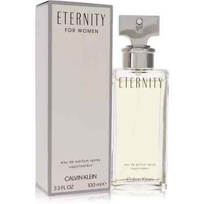 #ad Eternity Perfume By Calvin Klein For Women 3.3 oz Eau De Parfum Spray New In Box $49.99