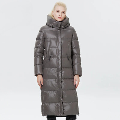 #ad Winter Women Outwear Parka Super Long Warm Windproof Zipper Cotton Coat Winter $155.35