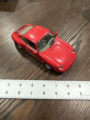 #ad Unbranded 7” PORSCHE 911 CARRERA Diecast Toy Model No:68021 RED Car Scale 1 24 $9.99