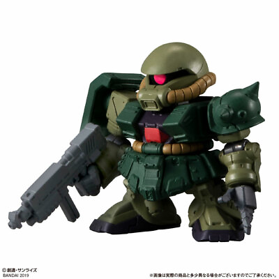 #ad Bandai SD Gundam Gashapon Senshi Forte 10 MS 06FZ Zaku II Kai War in the Pocket $12.99