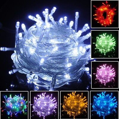 #ad Xmas LED Fairy String Lights Party Christmas Tree Waterproof Outdoor Home Decor $9.95