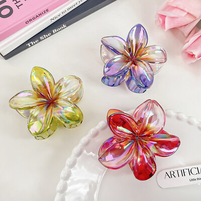 #ad Lady Claw Hair Clips Barrette Flower Shape Butterfly Clamp Retro Style Claw Clip $4.99
