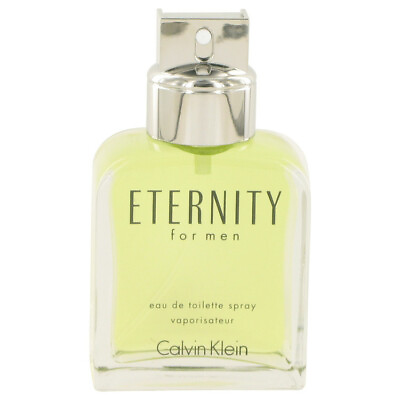 Eternity Men#x27;s Cologne By Calvin Klein 3.4oz 100ml Eau De Toilette Spray Tester C $59.99