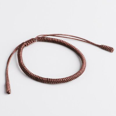 #ad Unisex Handmade Knots Bracelet Good Lucky Rope Bangle Adjustable Bracelets 1Pc $12.64