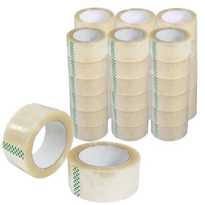 #ad Multi Rolls Shipping Moving Box Clear Packing Tape 2.0 Mil 1.89quot; x 109.4 YDS $42.90