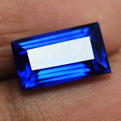 #ad 8.40 Ct Natural Loose Gemstone Sparkling Sapphire Royal Blue Emerald CERTIFIED $15.03