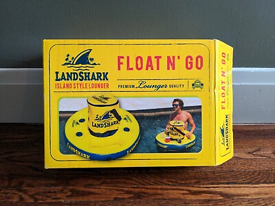 #ad Margaritaville LandShark Float N#x27; Go Pool Floating Cooler New Open Box $25.00