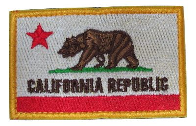 #ad #ad California Cali State Republic Flag Embroidered Hook Loop Patch $5.99
