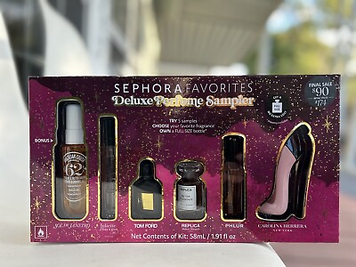 #ad SEPHORA FAVORITES DELUXE Perfume Sampler **WITH CERTIFICATE **Holiday 2023 $160.00