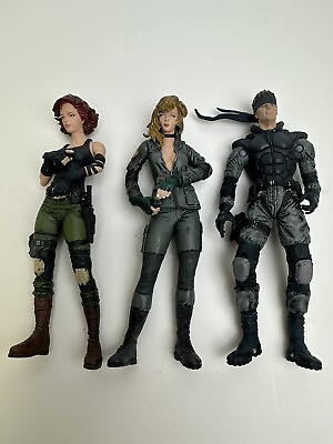 #ad McFarlane Toys Metal Gear Solid Solid Snake Sniper Wolf amp; Meryl Silverburgh $75.59
