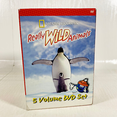 #ad National Geographic Really Wild Animals 5 Volume DVD Set $39.96