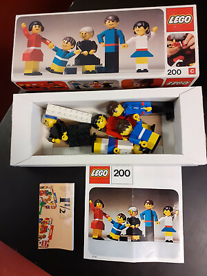 #ad LEGO maxi figure set 200 vintage boxed complete EXCELLENT condition $55.00