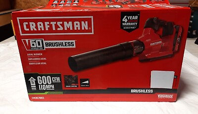 #ad #ad Craftsman V60 Max Brushless Leaf Blower 600CFM 100MPH CMCBL760 *Tool Only* $48.99
