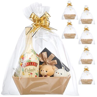 #ad 22 Pieces Baskets for Gifts Empty Gift Basket Kit Includes 6 Empty Gift Baske... $33.88