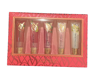 #ad #ad Victoria#x27;s Secret Flavored Lip Gloss Gift Set Cherry Kiwi Sugar High Etc New $29.99