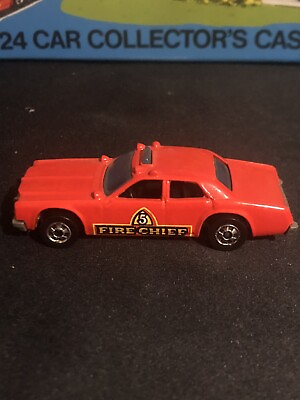 #ad 1982 Hot Wheels Fire Chief Ford LTD 1:64 Diecast Car NEAR MINT Any2for$28 $17.00