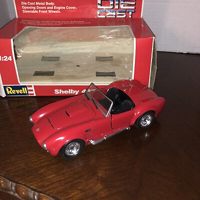 #ad Revell Shelby 427 Cobra 1:24 Scale Red DieCast Roadster Car 8617 Ford $20.00