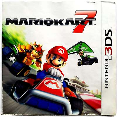 #ad Manual Only Mario Kart 7 Nintendo 3DS Authentic Instruction Booklet Game $6.99