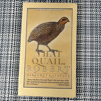 #ad That Quail Robert by Margaret Stanger 1992 Vintage Paperback $9.64