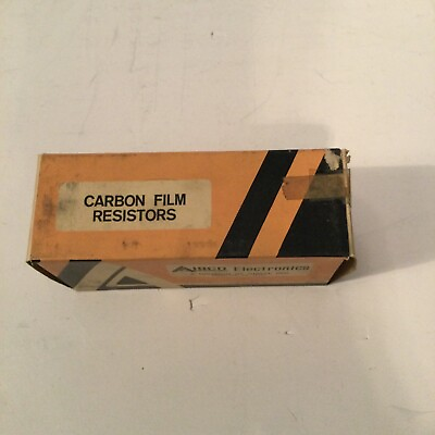 #ad Airco Speer 150K ohm 1 4 5% watt Carbon Film Resistors box of 1000 new $100.00