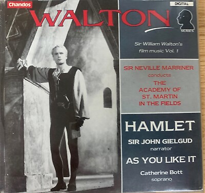 #ad WALTON: HAMLET AS YOU LIKE IT Soundtrack Film Music CD 1990 Chandos Exc Cond AU $5.99