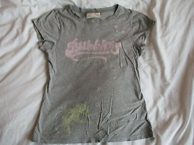 #ad my little pony bubbles grey PICTURE T SHIRT SIZE small top WOMENS famous forever GBP 13.49