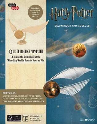 #ad IncrediBuilds: Harry Potter: Quidditch Deluxe Book and Model Set ACCEPTABLE $5.75
