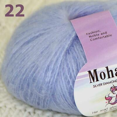 #ad AIPYARN Sale 1SkeinsX25g Soft Lace Crochet Acrylic Wool Mohair Hand Knit Yarn 22 C $9.99