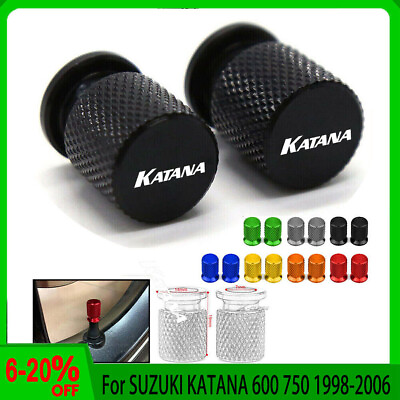 #ad For Suzuki 600 750 KATANA CNC Accessories Wheel Tire Valve Air Port Cover Cap $1.20