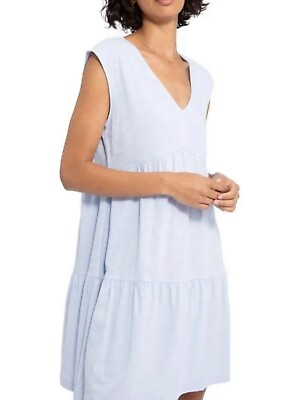 #ad Social Standard By SANCTUARY Blue Baby Doll Mini Dress Medium Cottagecore $13.59