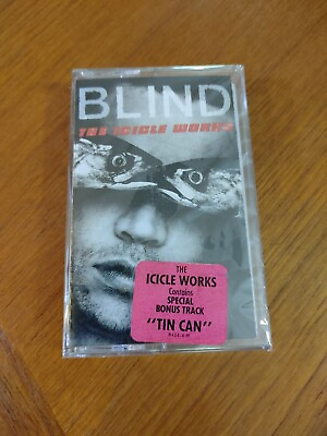 #ad The Icicle Works Blind 12 track 1988 CASSETTE TAPE NEW Tin Can High Time MORE $12.00
