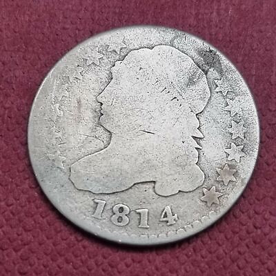 #ad 1814 Capped Bust Dime 10c Circulated #43782 $79.99