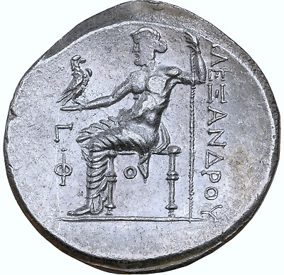 #ad LYCIA Phaselis Alexander III the Great Silver Tetradrachm NGC ChAU Greek Coin 79 $1748.00