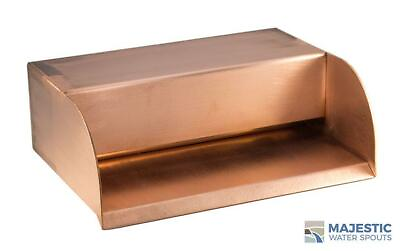 Picard 12quot; Cascading Scupper for Pool Spa for Water Fountain in Copper $469.95