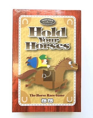 #ad HOLD YOUR HORSES The Horse Race Game Family Game New $8.50
