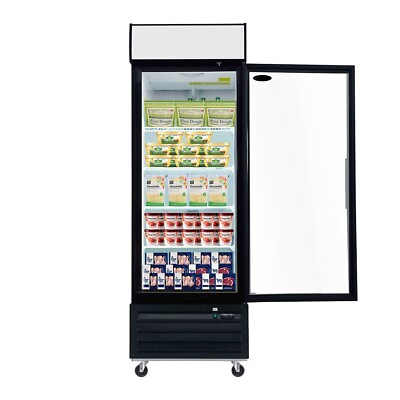 #ad Fricool 27quot; Single Glass Door Merchandiser Freezer Frozen Food Swing Door NEW $1629.00