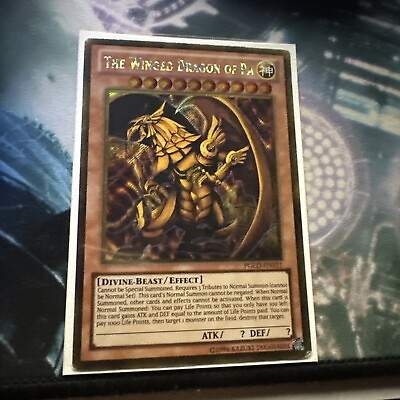 #ad Yugioh The Winged Dragon of Ra PGLD EN031 1st Edition Gold Secret Rare $15.00