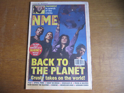 #ad NME JAN 9 1993 BACK TO THE PLANET PAVEMENT PULP RAGE AGAINST THE MACHINE B GBP 9.99