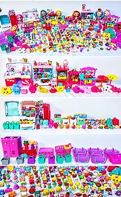 #ad Huge Lot Of Shopkins Miniature Food Grocery Store Shopping Over 300 Pieces $139.00