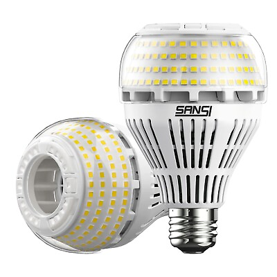 #ad 2Pack 3000lm LED Light Bulb 250W Equivalent A21 White 5000K Home Saving Lamp 22W $17.29