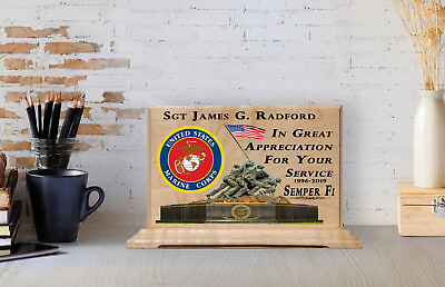 #ad Custom USMC Retirement Gift Personalized Official United States Marine Corp Gift $29.99