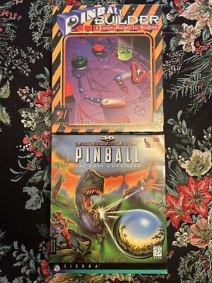 #ad Pinball Builder amp; 3D Ultra Pinball The Lost Continent SEALED Big Box PC Lot of 2 $29.95