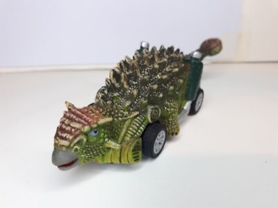 #ad Pull Back Dinosaur Car Model Toys Roadster Kids Dino Toy Vehicle VG C GBP 1.99