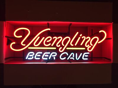 #ad Amy Yuengling Beer Cave Neon Light Sign 20quot;x16quot; Bar Gift Tube $149.09