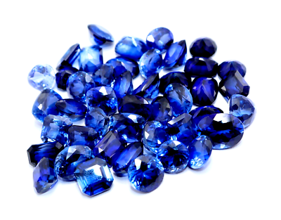 #ad 525 Ct Natural Ceylon Royal Blue Mix Cut Sapphire Loose Certified Gemstone Lot $343.74