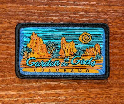 #ad Garden of The Gods Colorado National Park Patch Embroidered Sew On 1.75x3quot; $4.00