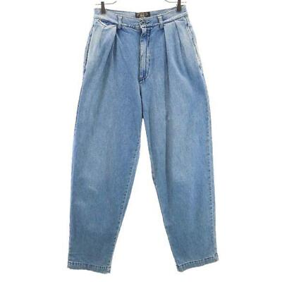 #ad RALPH LAUREN denim pants double men#x27;s old clothes cotton Waist 68cm Inseam 74cm $230.00