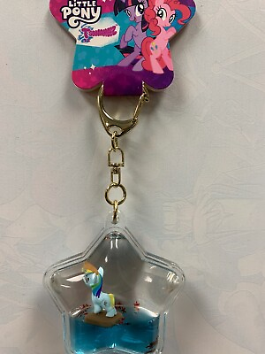 #ad My Little Pony Tsunameez Acrylic Keychain Figure Charm Rainbow Dash $14.99